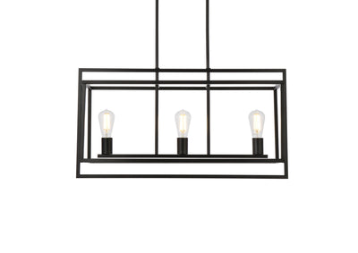 product image for Voir 3 Light Pendant Living District Ld7056D32Bk 3 45