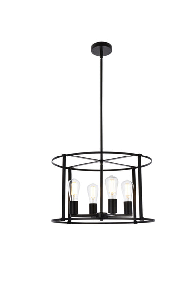 product image of Agnys 4 Light Pendant Living District Ld7057D20Bk 1 522