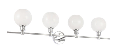 product image for Collier 4 Light Bath Sconces Living District Ld2322Bk 24 59