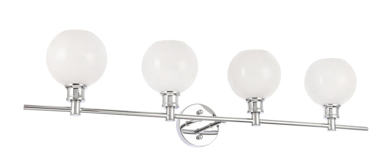 media image for Collier 4 Light Bath Sconces Living District Ld2322Bk 24 255