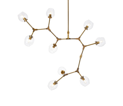 product image for Cavoli 9 Light Chandelier Elegant Lighting 1712G79Bk 4 77