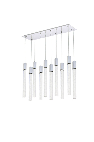 product image for Weston 10 Light Pendant Elegant Lighting 2066D42Bk 17 30