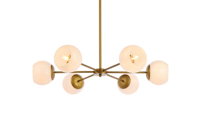 product image for Briggs 6 Light Pendant Living District Ld644D30Bk 18 95