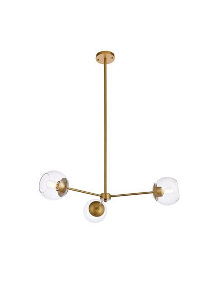 product image for Briggs 3 Light Pendant Living District Ld646D32Bk 5 54