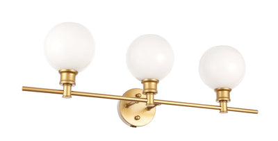 product image for Collier 3 Light Bath Sconces Living District Ld2318Bk 22 62