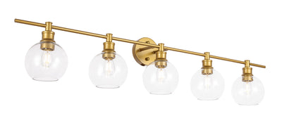 product image for Collier 5 Light Bath Sconces Living District Ld2326Bk 70 98