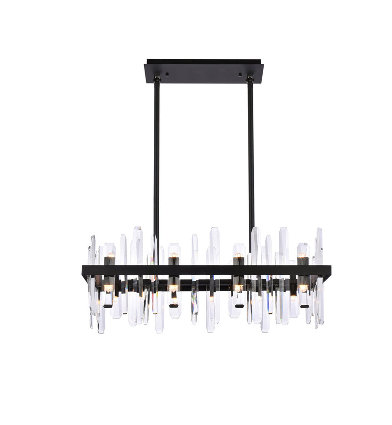 media image for Serena 16 Light Chandelier Elegant Lighting 2200G30Bk 1 251