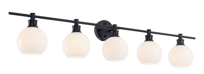 product image for Collier 5 Light Bath Sconces Living District Ld2326Bk 69 60