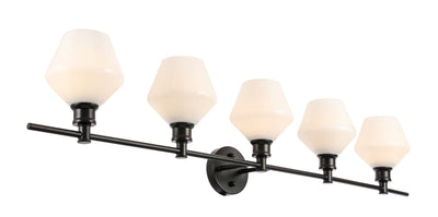 product image for Gene 5 Light Bath Sconces Living District Ld2324Bk 38 71