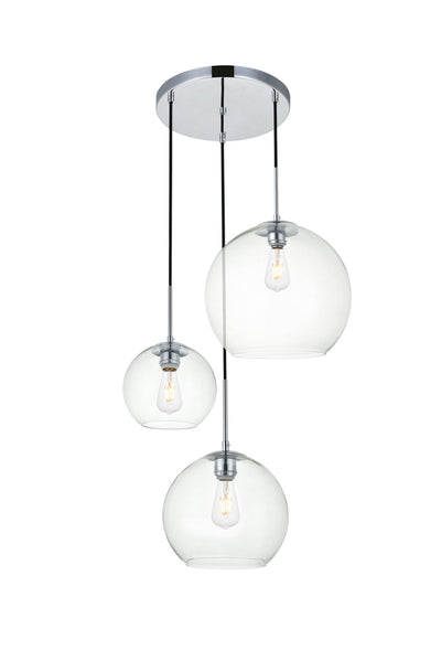 product image for Baxter 3 Light Pendant Living District Ld2208Bk 11 88