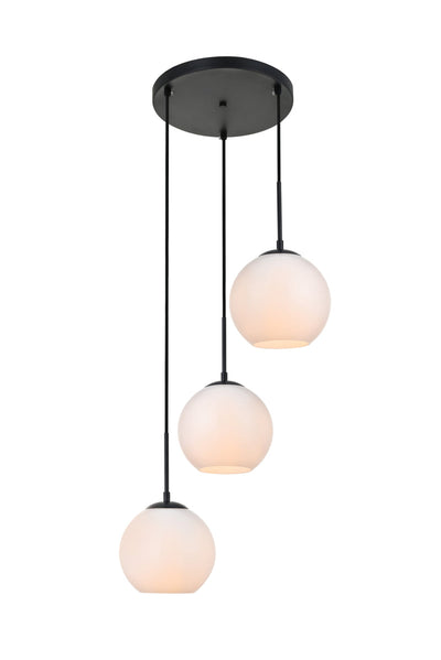 product image for Baxter 3 Light Pendant Living District Ld2208Bk 19 94