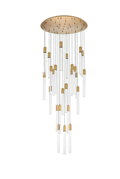 product image for Weston 25 Light Pendant Elegant Lighting 2066G36Bk 36 1