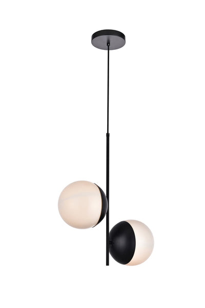 product image for Eclipse 2 Light Pendant Living District Ld6116Bk 4 43