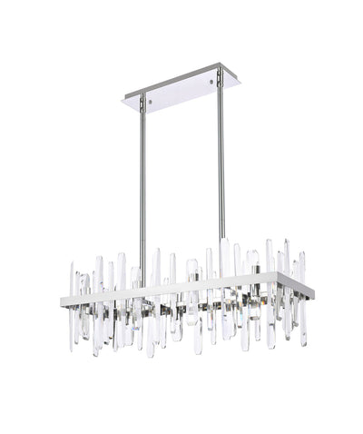 product image for Serena 16 Light Chandelier Elegant Lighting 2200G30Bk 47 86