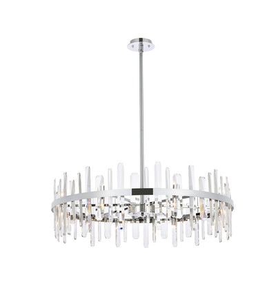 product image for Serena 16 Light Chandelier Elegant Lighting 2200G30Bk 8 75