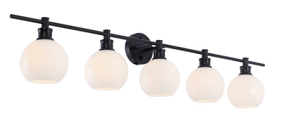 product image for Collier 5 Light Bath Sconces Living District Ld2326Bk 81 18