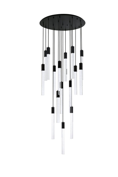 product image for Weston 16 Light Pendant Elegant Lighting 2066G30Bk 34 92