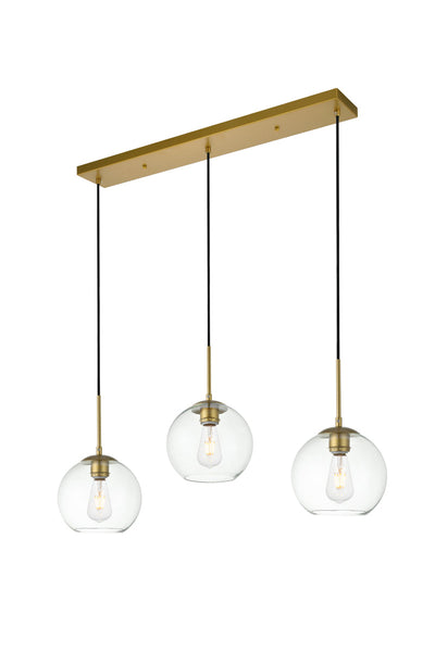 product image for Baxter 3 Light Pendant Living District Ld2208Bk 31 26