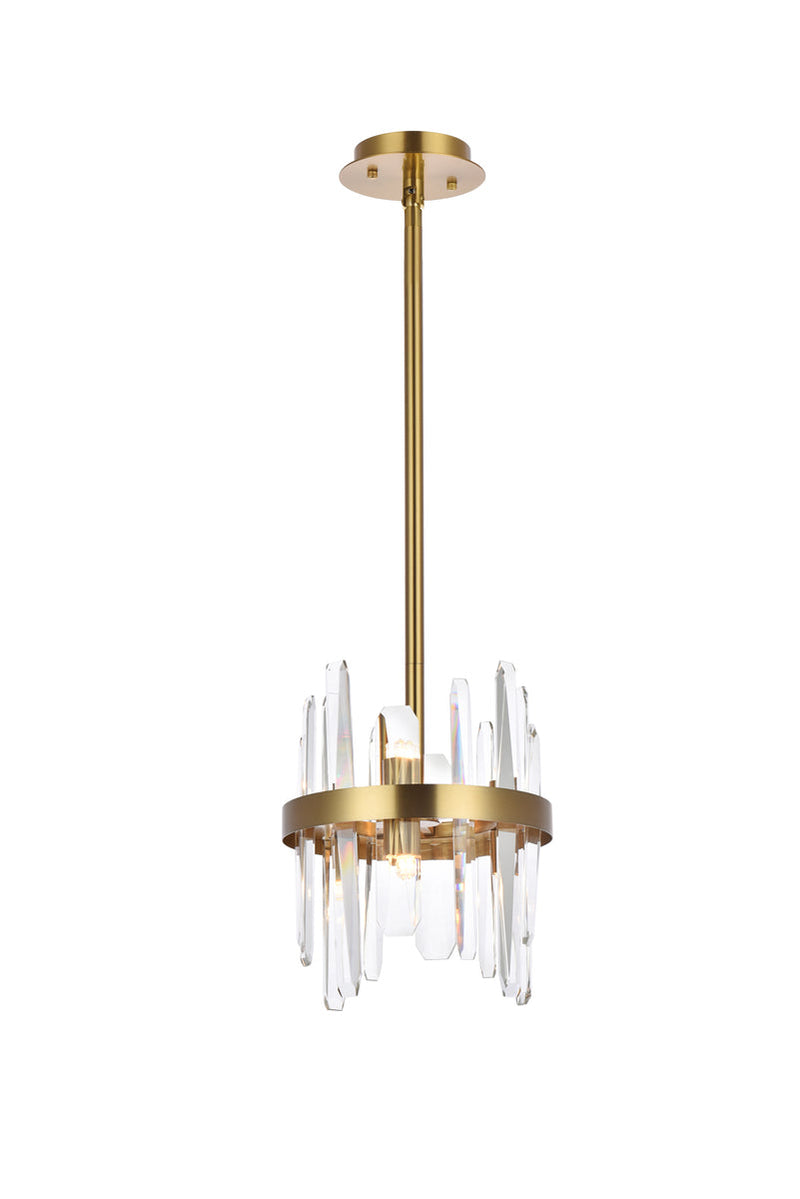 media image for Serena 6 Light Pendant Elegant Lighting 2200D10Bk 3 235