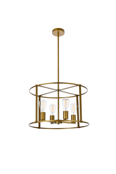 product image for Agnys 4 Light Pendant Living District Ld7057D20Bk 12 26