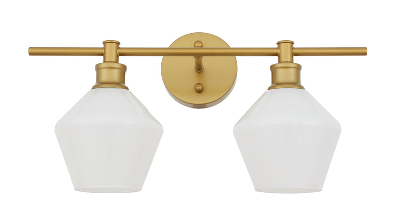 media image for Gene 2 Light Bath Sconces Living District Ld2312Bk 70 228