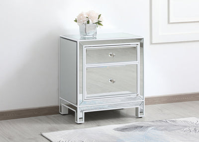 product image for Reflexion Nightstand Elegant Decor Mf72035Wh 7 49