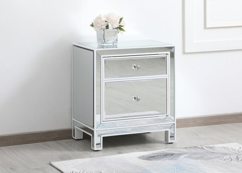 media image for Reflexion Nightstand Elegant Decor Mf72035Wh 7 264