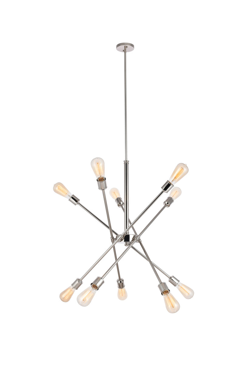 media image for Axel 10 Light Pendant Living District Ld8019D28Br 5 213