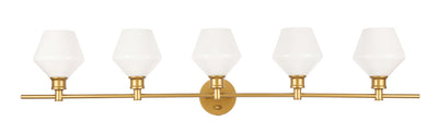 product image for Gene 5 Light Bath Sconces Living District Ld2324Bk 10 60