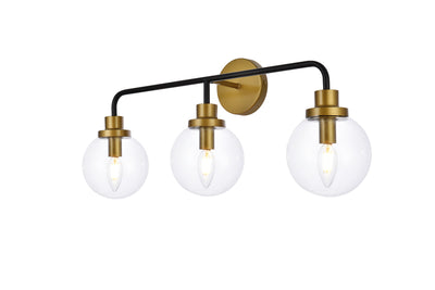 product image for Hanson 3 Light Bath Sconces Living District Ld7034W28Bk 12 94