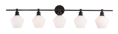 product image for Gene 5 Light Bath Sconces Living District Ld2324Bk 49 67