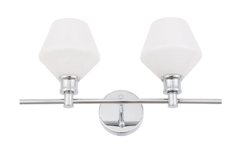 media image for Gene 2 Light Bath Sconces Living District Ld2312Bk 24 241