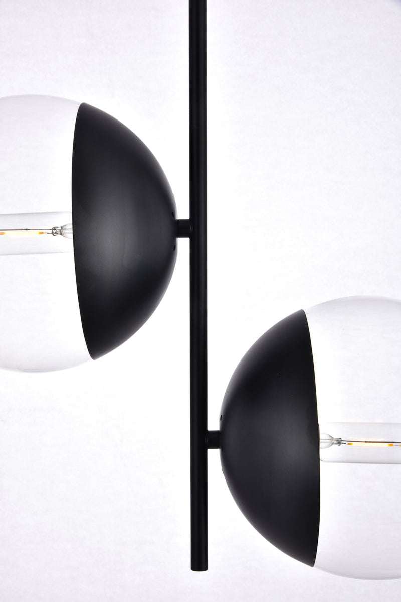 media image for Eclipse 2 Light Pendant Living District Ld6116Bk 8 298