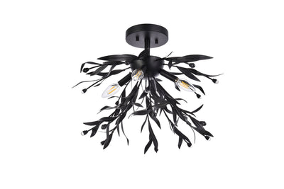 product image for Priscilla 4 Light Flush Mount Living District Ld810F19Bk 31 14