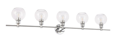 product image for Collier 5 Light Bath Sconces Living District Ld2326Bk 13 76