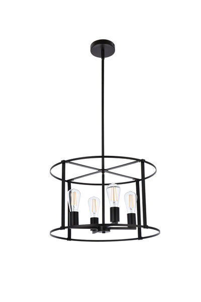 product image for Agnys 4 Light Pendant Living District Ld7057D20Bk 11 65