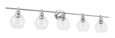 product image for Collier 5 Light Bath Sconces Living District Ld2326Bk 66 70