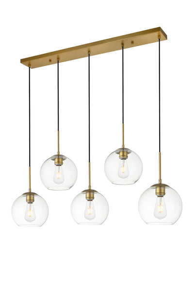 product image for Baxter 5 Light Pendant Living District Ld2226Bk 11 71