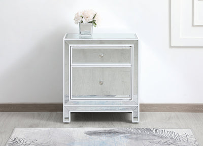 product image for Reflexion Nightstand Elegant Decor Mf72035Wh 42 78