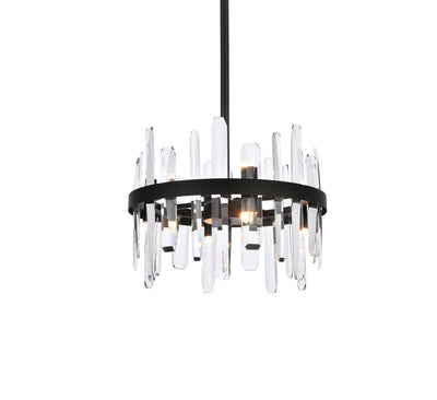 product image for Serena 8 Light Pendant Elegant Lighting 2200D16Bk 4 76