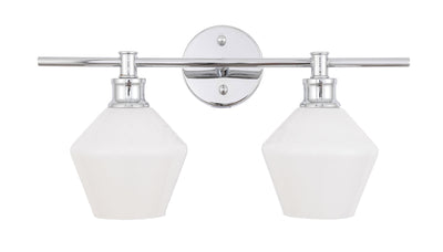 product image for Gene 2 Light Bath Sconces Living District Ld2312Bk 60 15