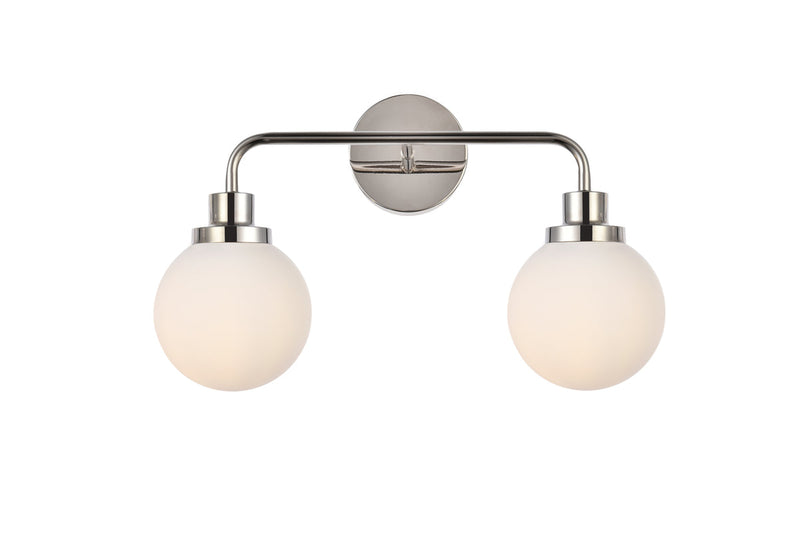 media image for Hanson 2 Light Bath Sconces Living District Ld7032W19Bk 7 249