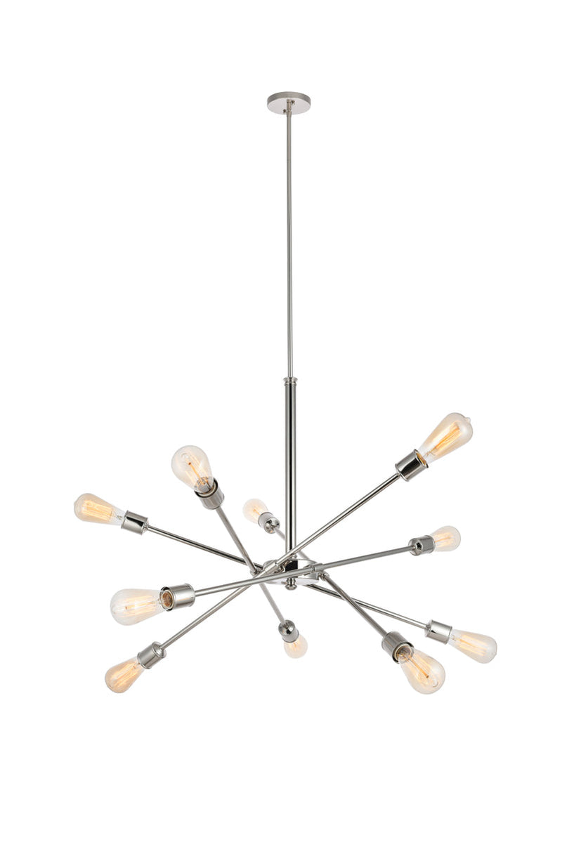 media image for Axel 10 Light Pendant Living District Ld8019D28Br 8 256