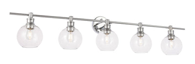 product image for Collier 5 Light Bath Sconces Living District Ld2326Bk 60 97