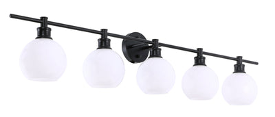 product image for Collier 5 Light Bath Sconces Living District Ld2326Bk 87 70