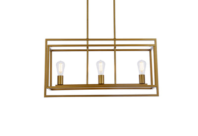 product image for Voir 3 Light Pendant Living District Ld7056D32Bk 4 58