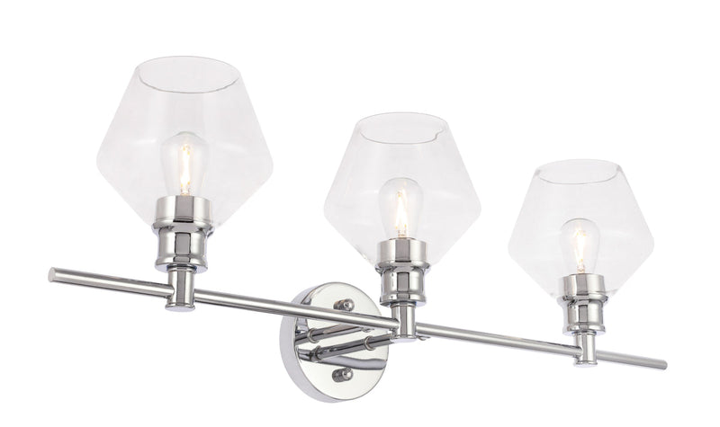 media image for Gene 3 Light Bath Sconces Living District Ld2316Bk 29 290