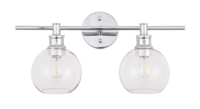 product image for Collier 2 Light Bath Sconces Living District Ld2314Bk 59 29