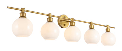 product image for Collier 5 Light Bath Sconces Living District Ld2326Bk 83 30