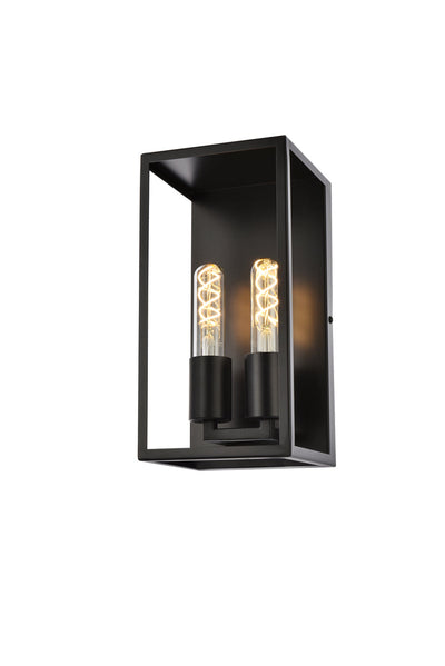 product image for Voir 2 Light Wall Sconce Living District Ld7055W6Bk 3 5